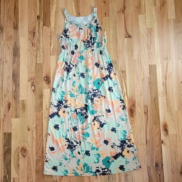 💙3 for $30💙 Sonoma Floral Maxi Dress Cotton/Modal Blend Medium - Picture 5 of 5